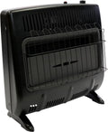 Black Wall Mount Space Heater with Built-in Thermostat S8199