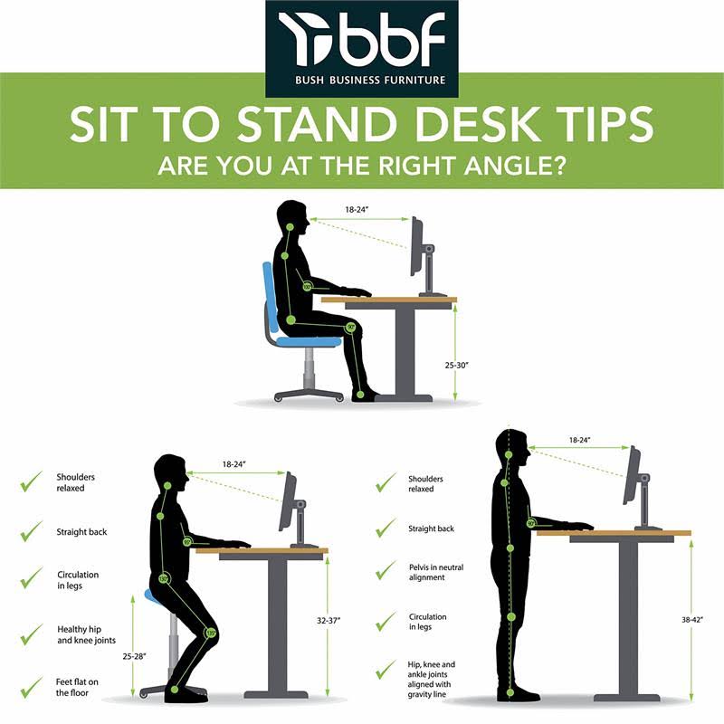 Electric Height Adjustable Standing Desk in Platinum Gray F31249