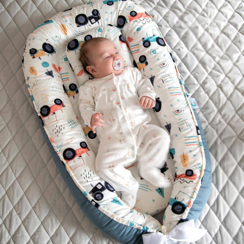 Blue Newborn Bed Nest Baby Lounger U3227
