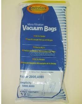 12 Pack Replacement Vacuum Bags X852