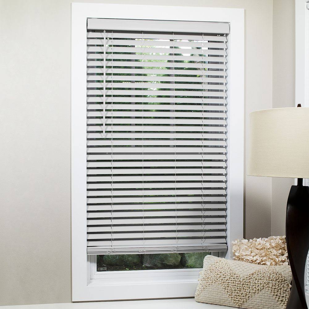 Grey Cordless Flat Slat Blind A938656