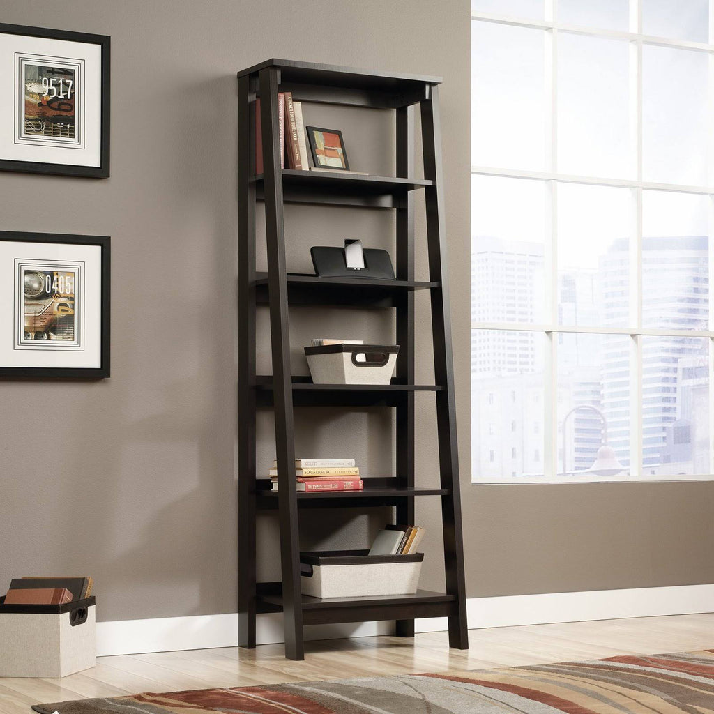 5 Shelf Bookcase, Jamocha Wood Finish K79074