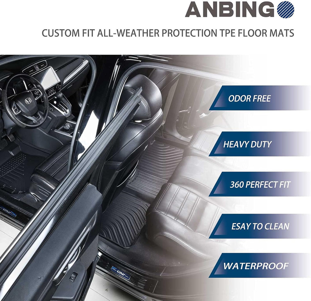 All Weather TPE Car Floor Mats for Mazda CX-5 2017-2022 F428