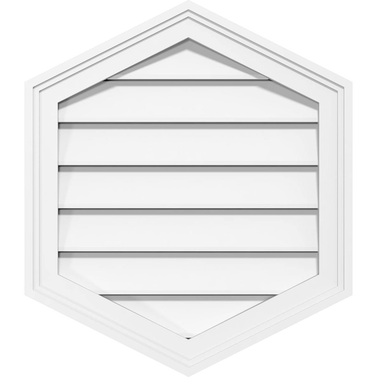 PVC Gable Vent 4/12 Pitch D855537