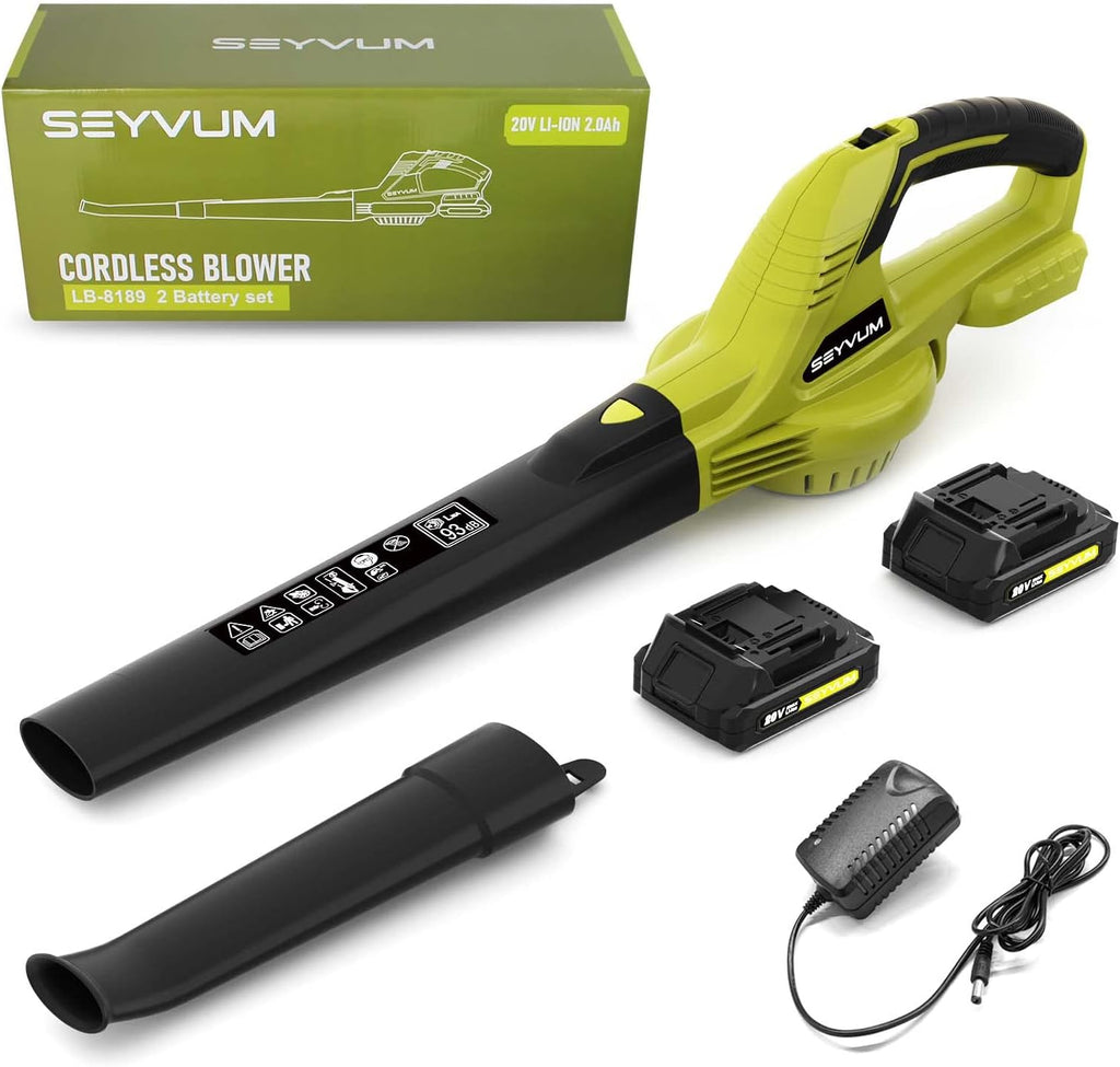 320CFM 150MPH 20V Cordless Leaf Blower with 2 X 2.0 Battery & Charger G53276