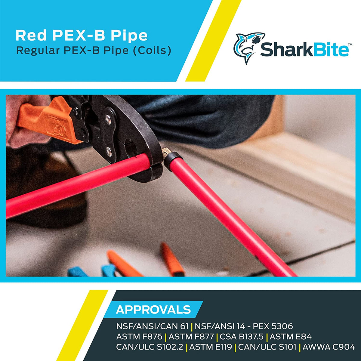 Red PEX-B Pipe Flexible Water Tubing C48353