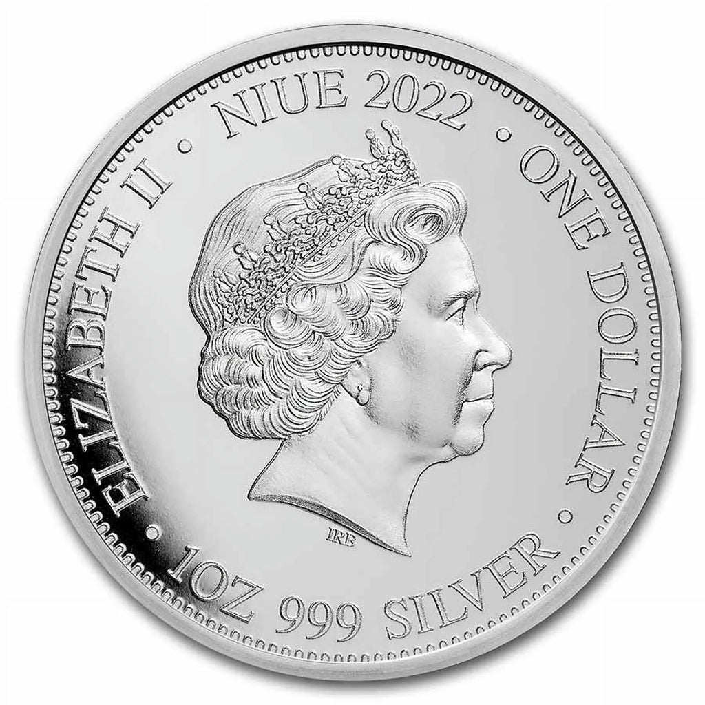 Komodo Dragon vs Tiger 1 oz Silver Coin Z8473