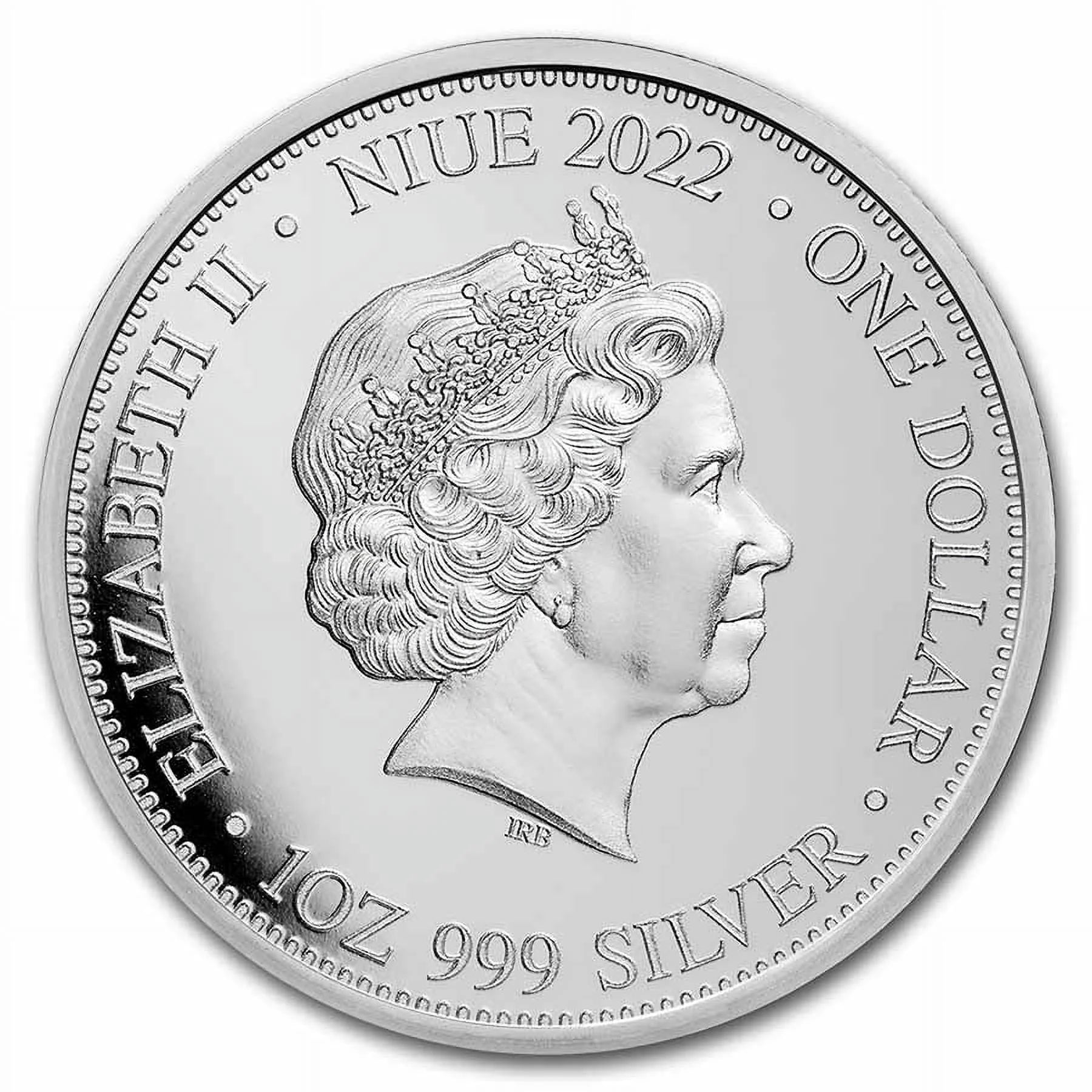Komodo Dragon vs Tiger 1 oz Silver Coin Z8473