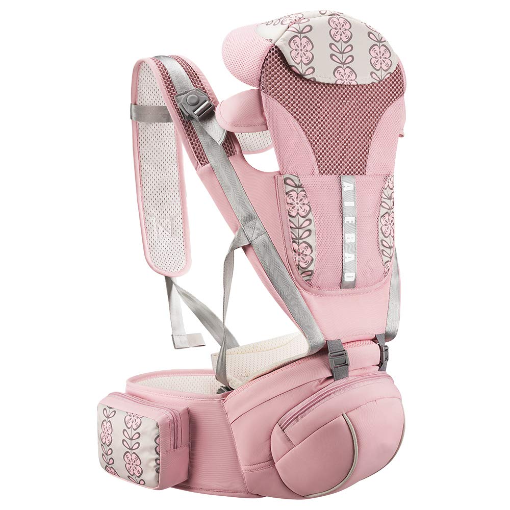 Green Pack of 2 Baby Carrier with Hip Seat and Cool Air Mesh G5103