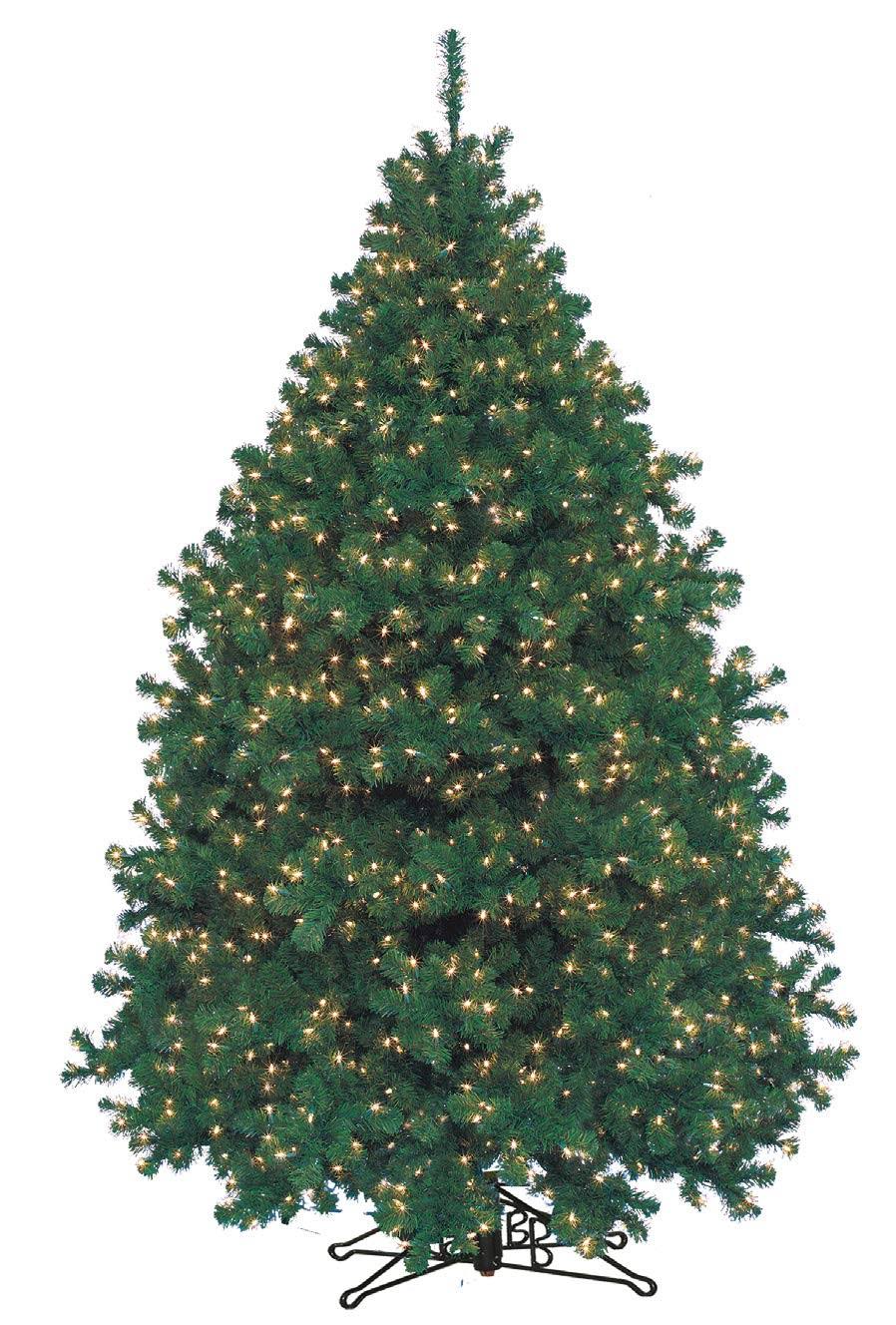 7.5' Pre-Lit Alaskan Fir Tree with Clear Incandescent Lights I57685