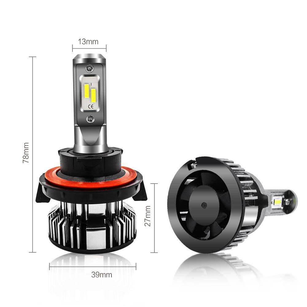 H13 9008 LED Headlight Bulbs, 6000K Xenon White L5541