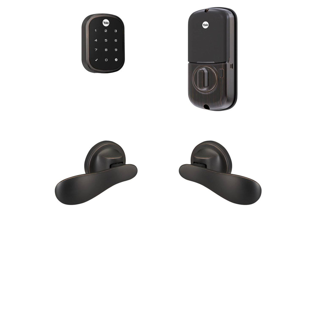 Wi-Fi and Bluetooth Deadbolt with Paddle Lever R547
