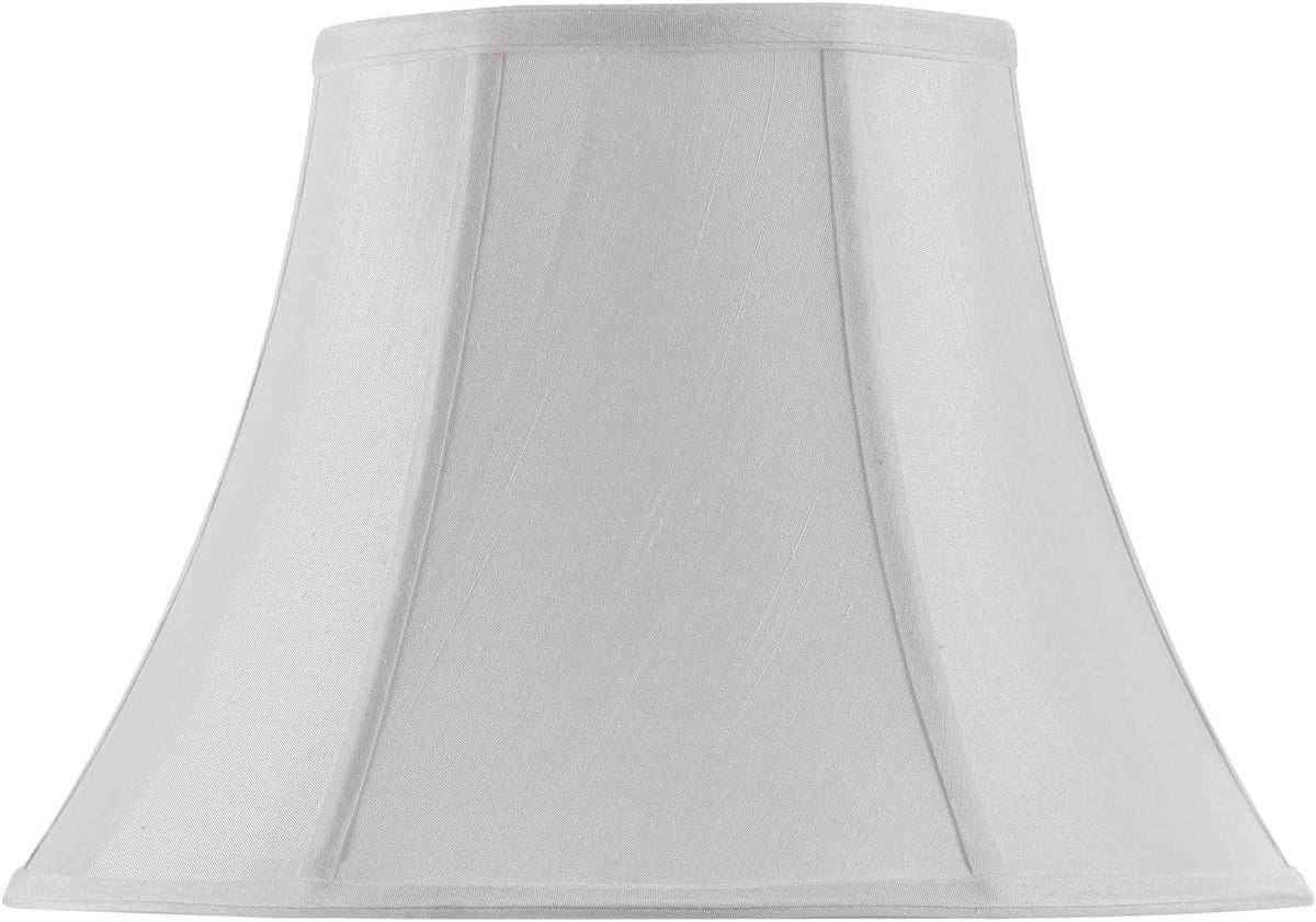 White 11.5-Inch Vertical Piped Bell Shade U631