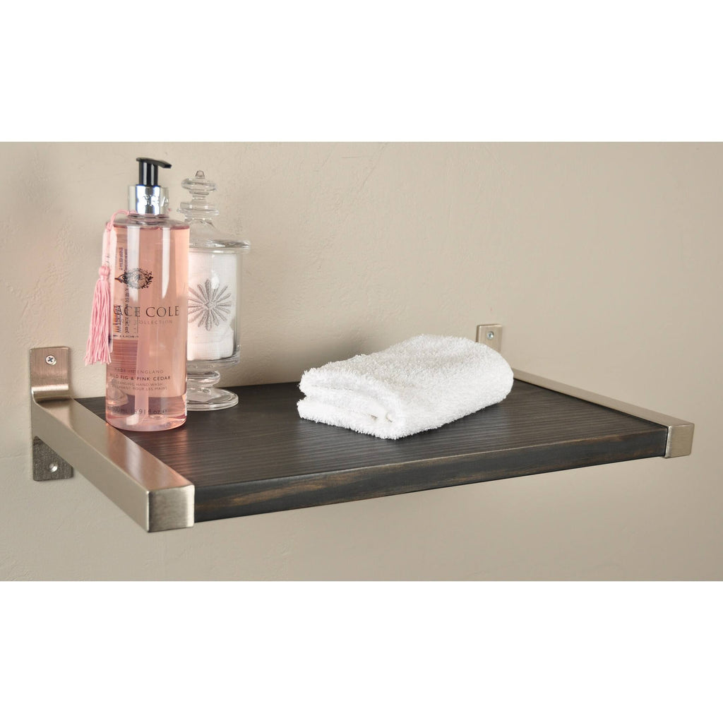 Ebony 2-Piece Wall Shelf Set C46936