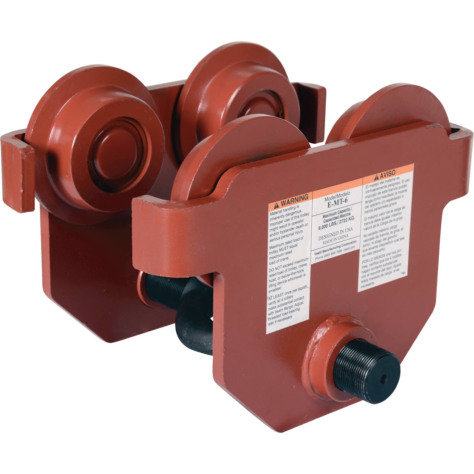 Eye Manual Trolley, 6000 lbs O7554