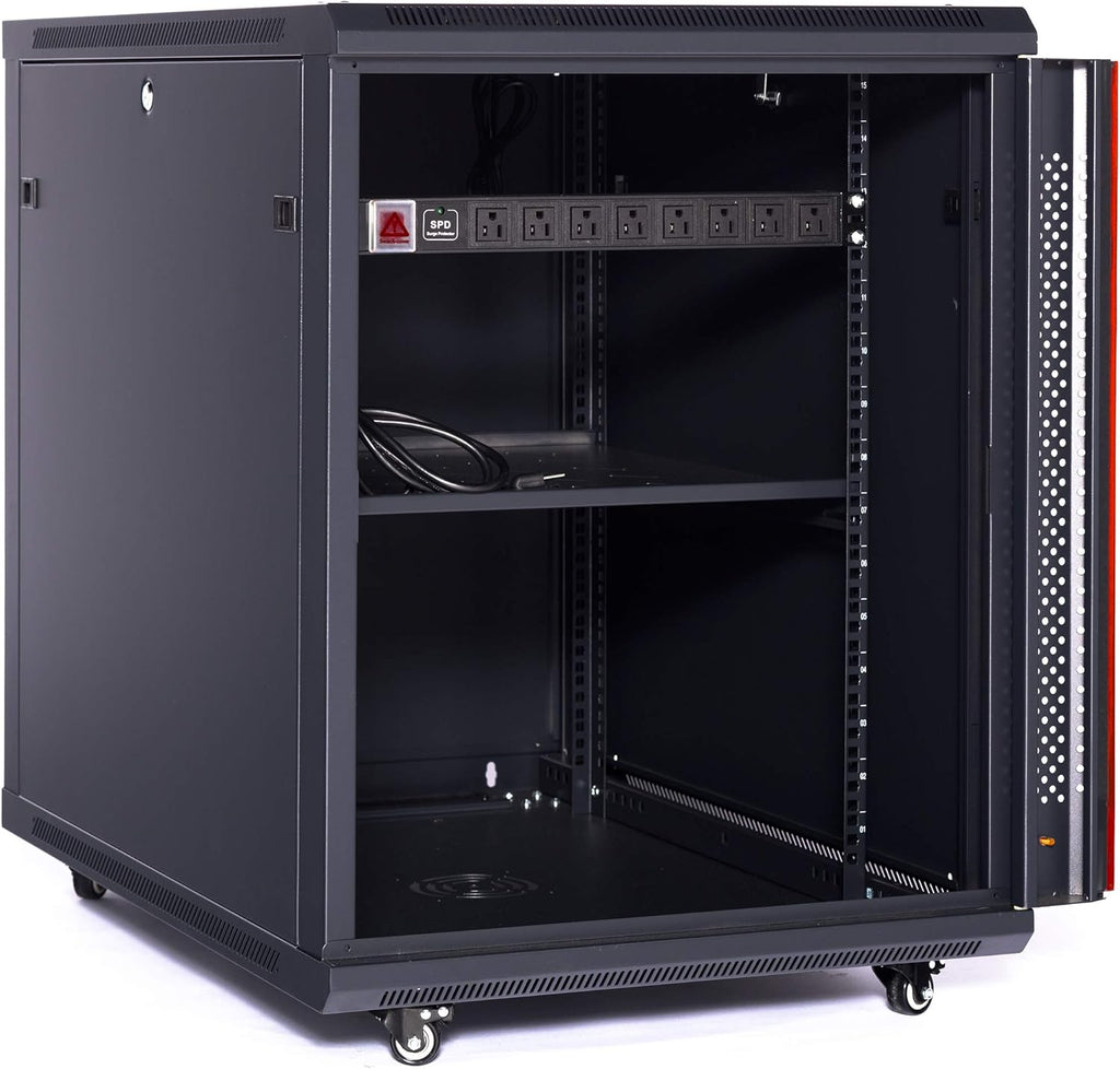 15U 35 Inch Depth Server Rack Cabinet Enclosure P37910