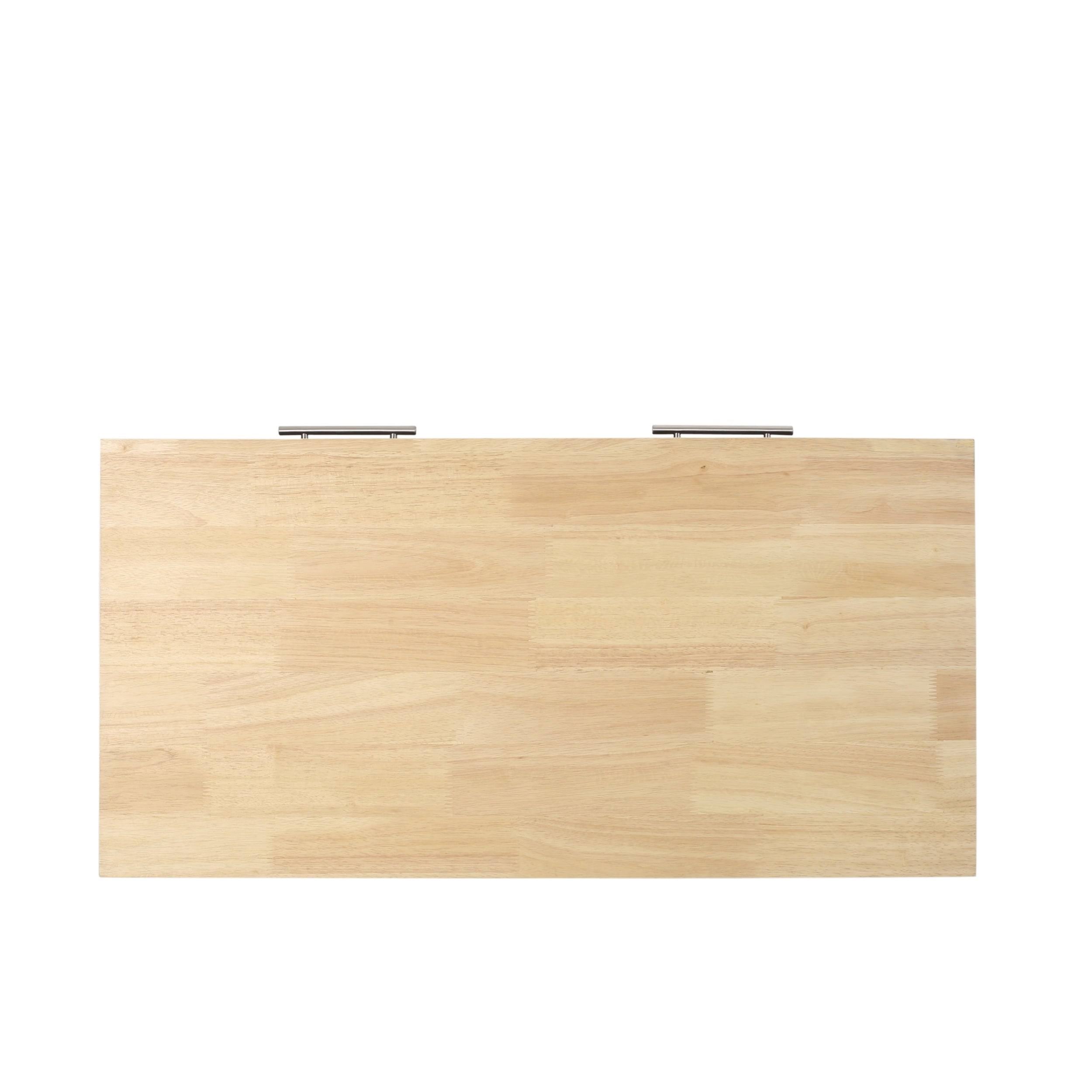 Natural + Black Kitchen Cart U847473