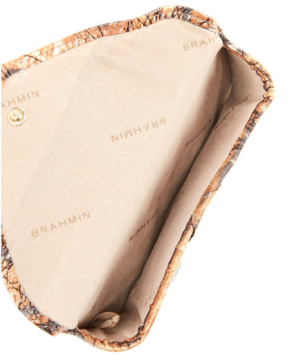 Crocodile Embossed Eyeglass Case W128