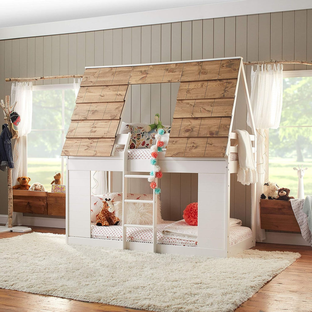 Twin Bunk Bed House T264