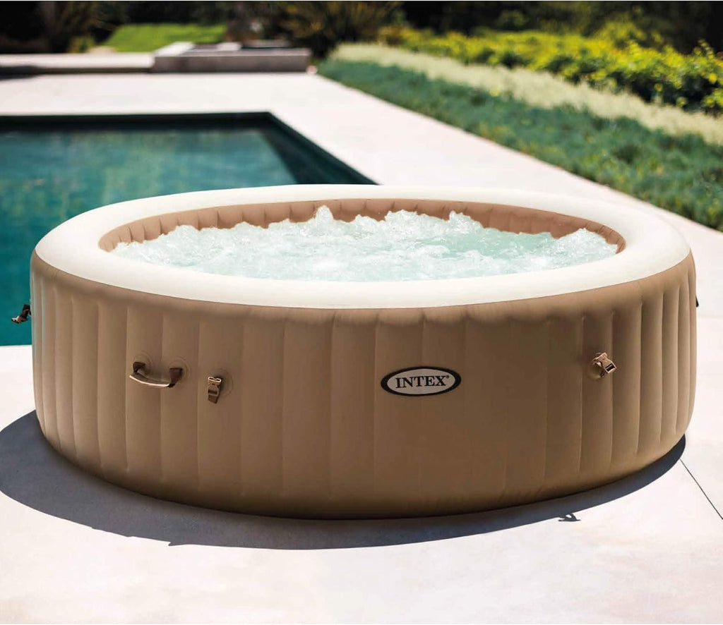 Inflatable Spa Set, Tan, 6-Person X854290