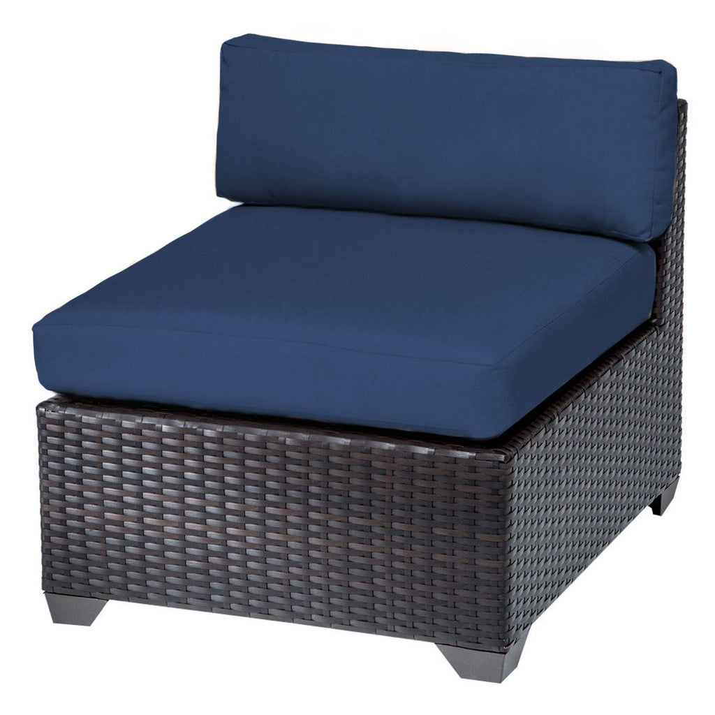 Navy Armless Sofa L4294