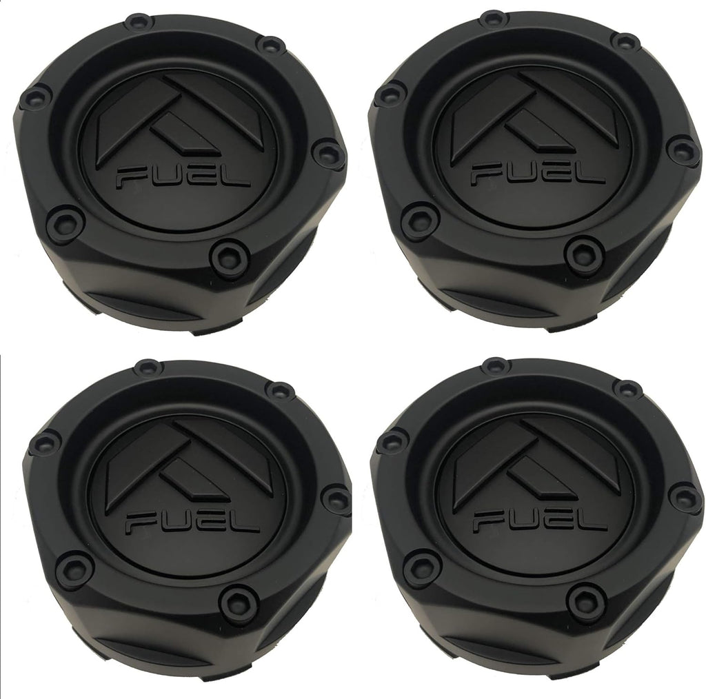 4 Pack Matte Black Wheel Center Cap I13801