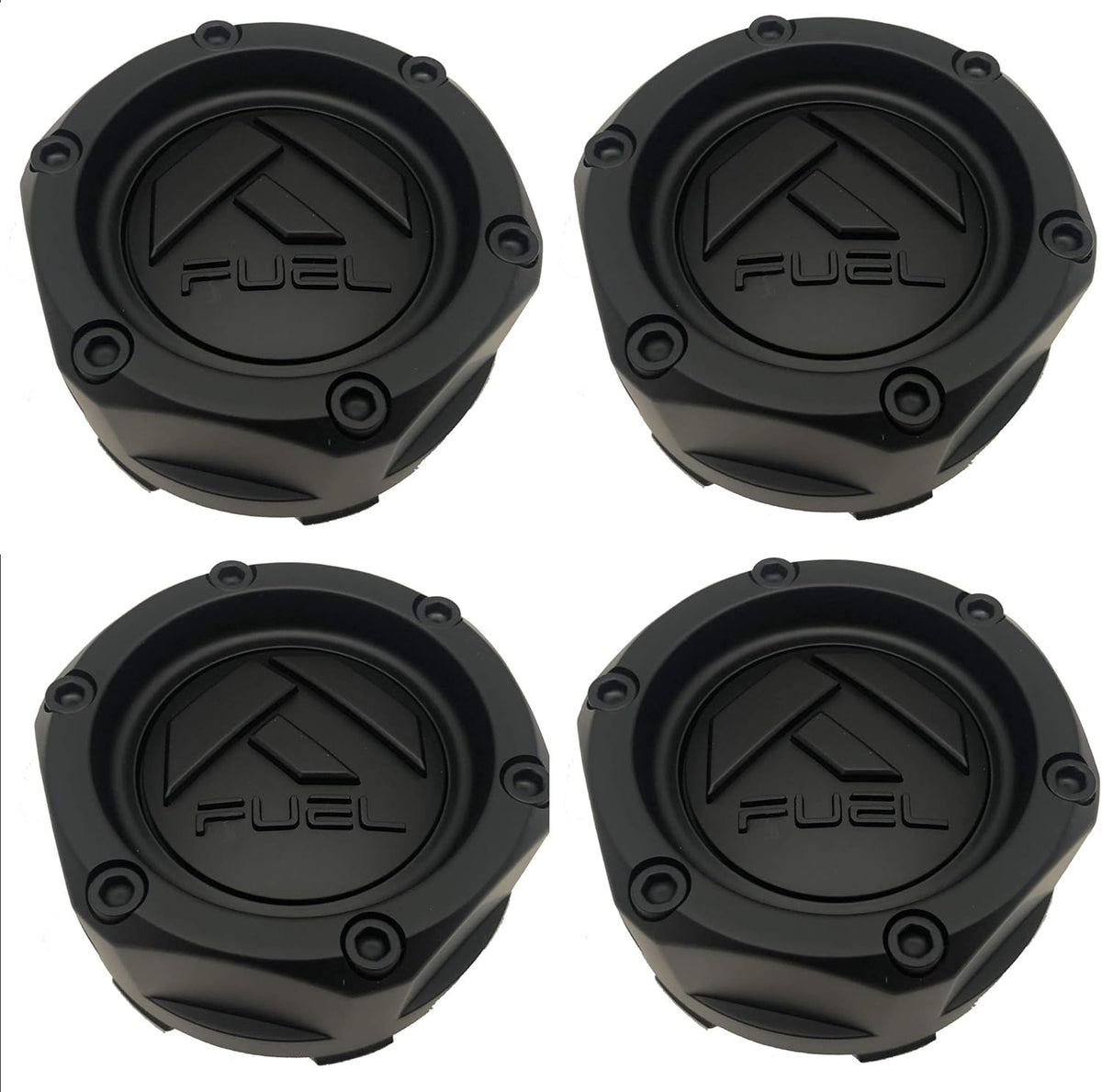 4 Pack Matte Black Wheel Center Cap I13801
