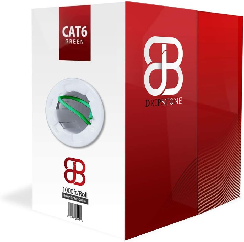 Cat6 Utp Solid Ethernet Cable 1000-feet White O579