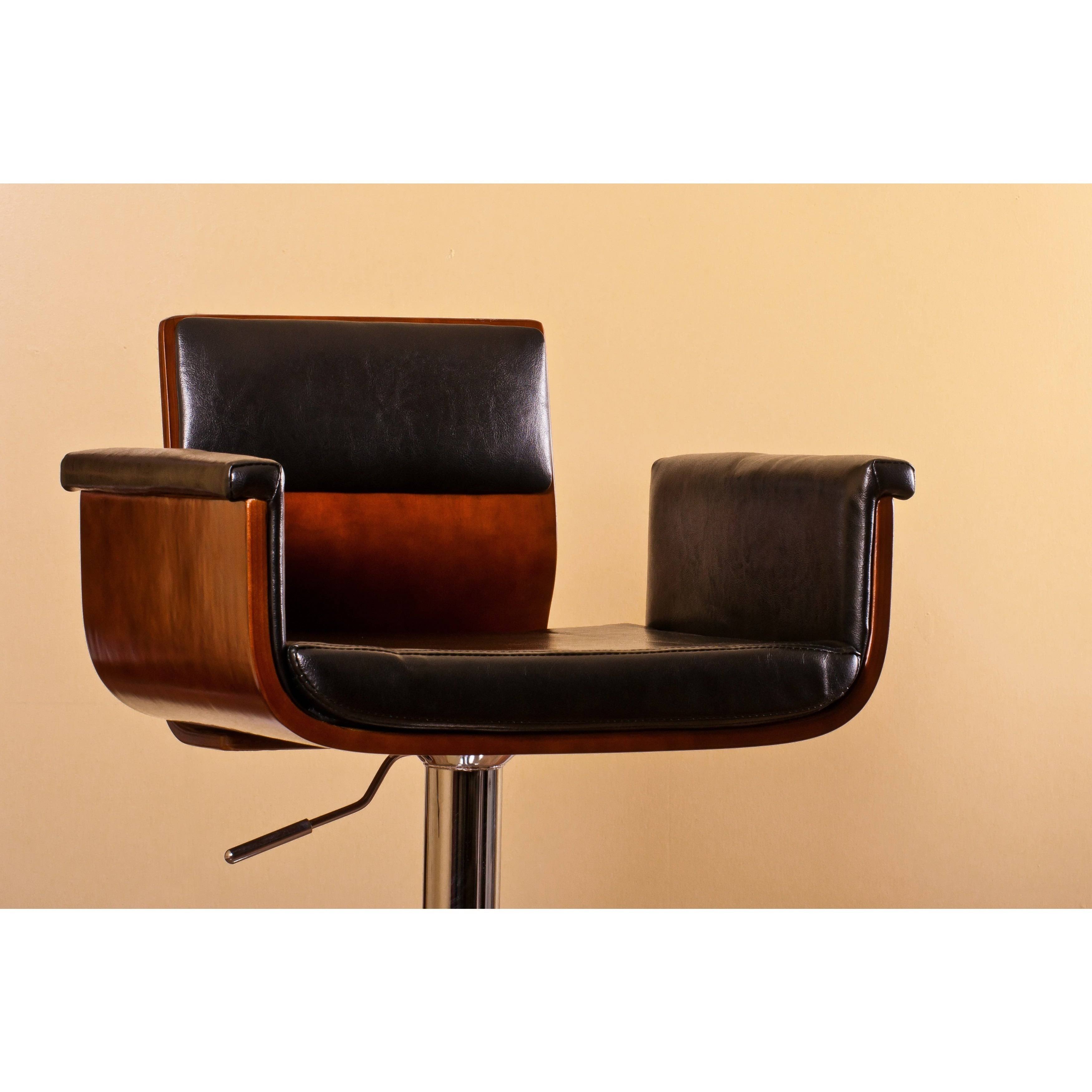Contemporary Swivel-adjustable Bar Stool S727201