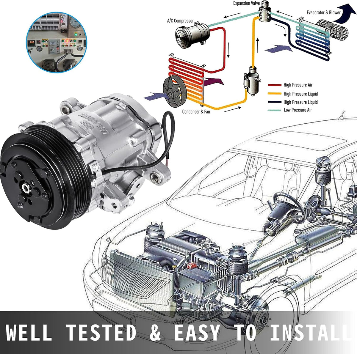 Universal Air Conditioner AC Compressor N170