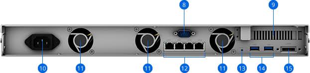 4-Bay Diskless NAS Server - SATA 6Gb/s I4909