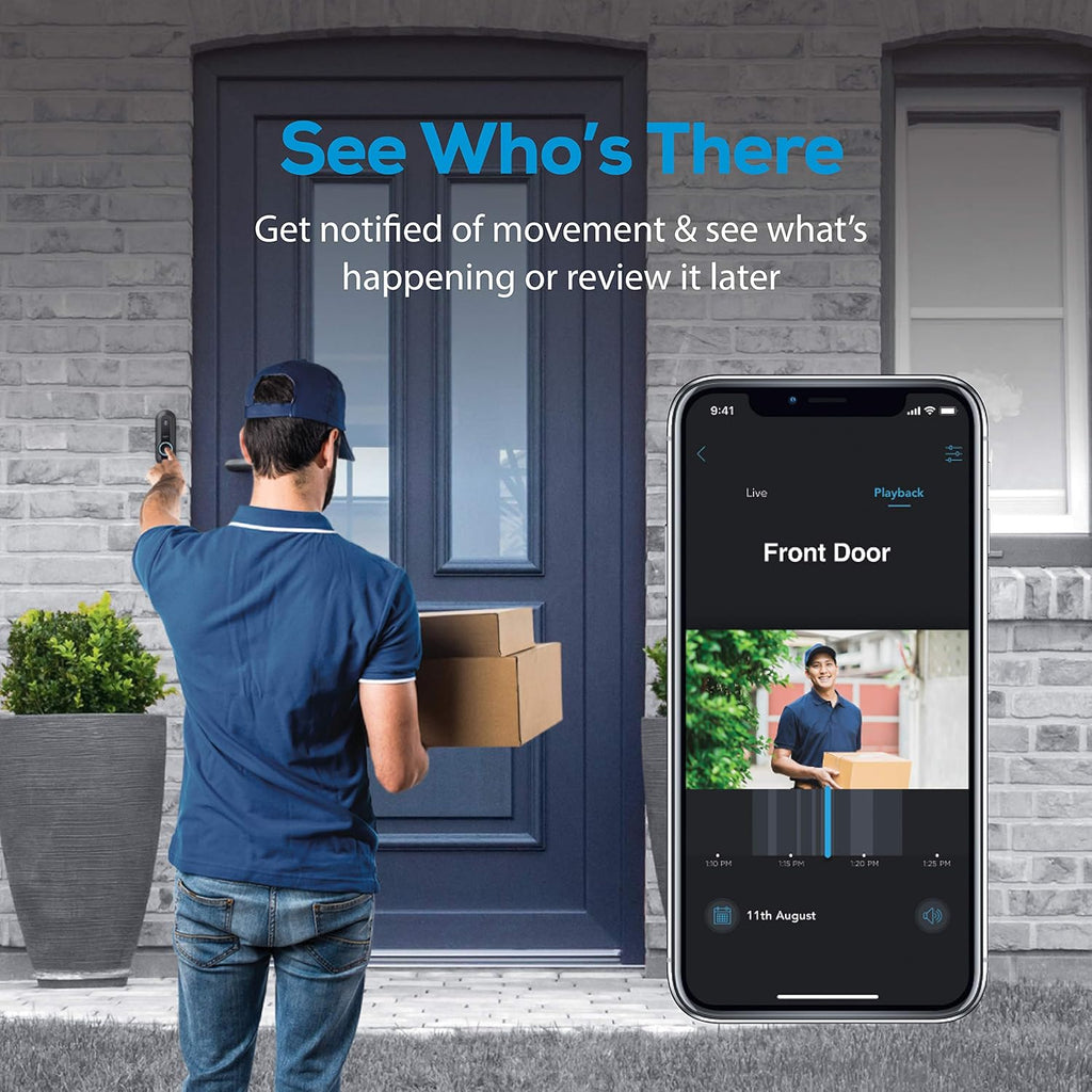 Smart Wifi Doorbell with HD Camera and Night Vision O5161
