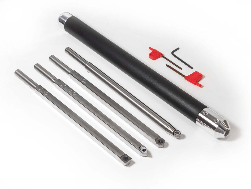 6 Pc Carbide Wood Lathe Tools with 4 Handles B98841