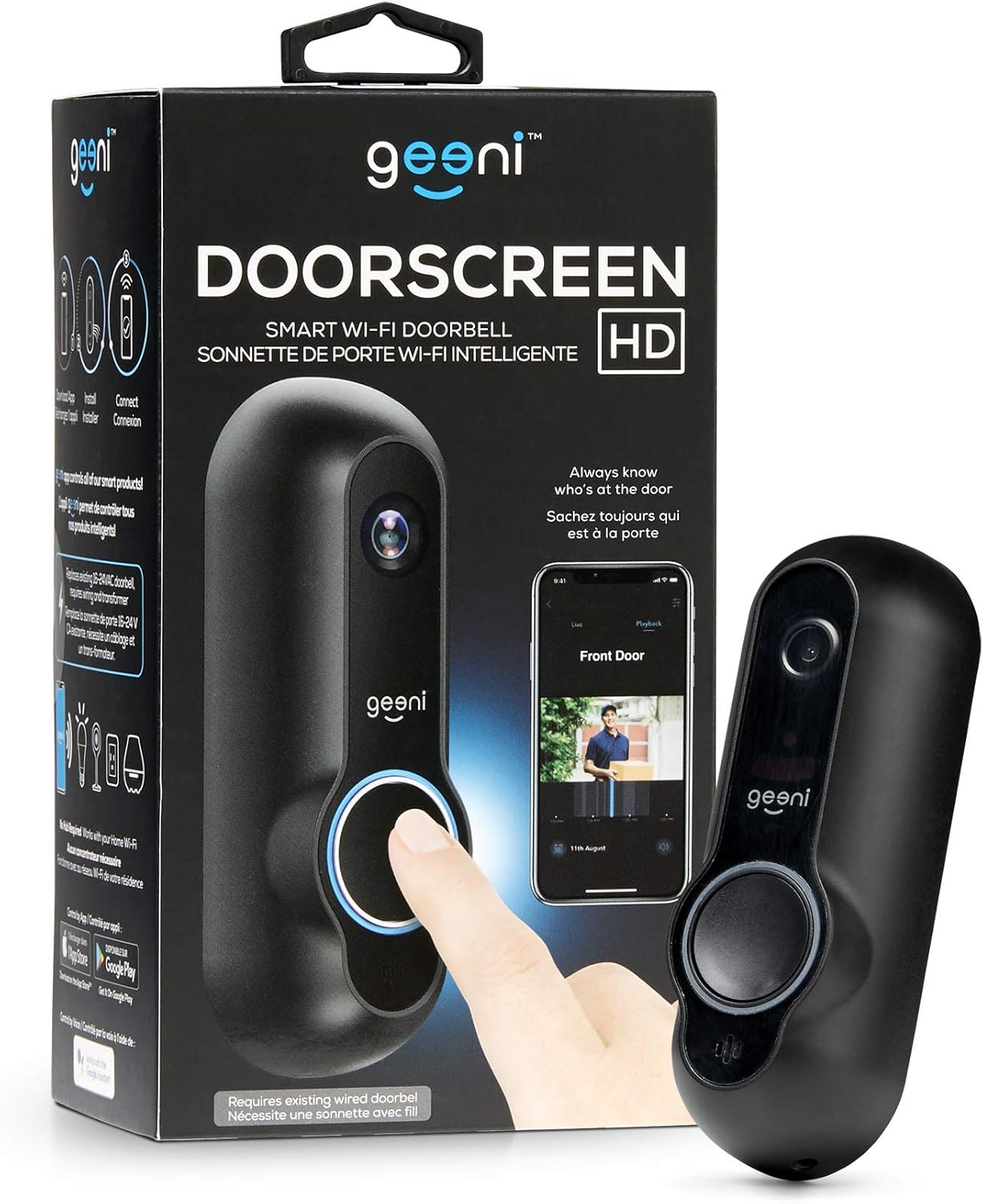 Smart Wifi Doorbell with HD Camera and Night Vision O5161