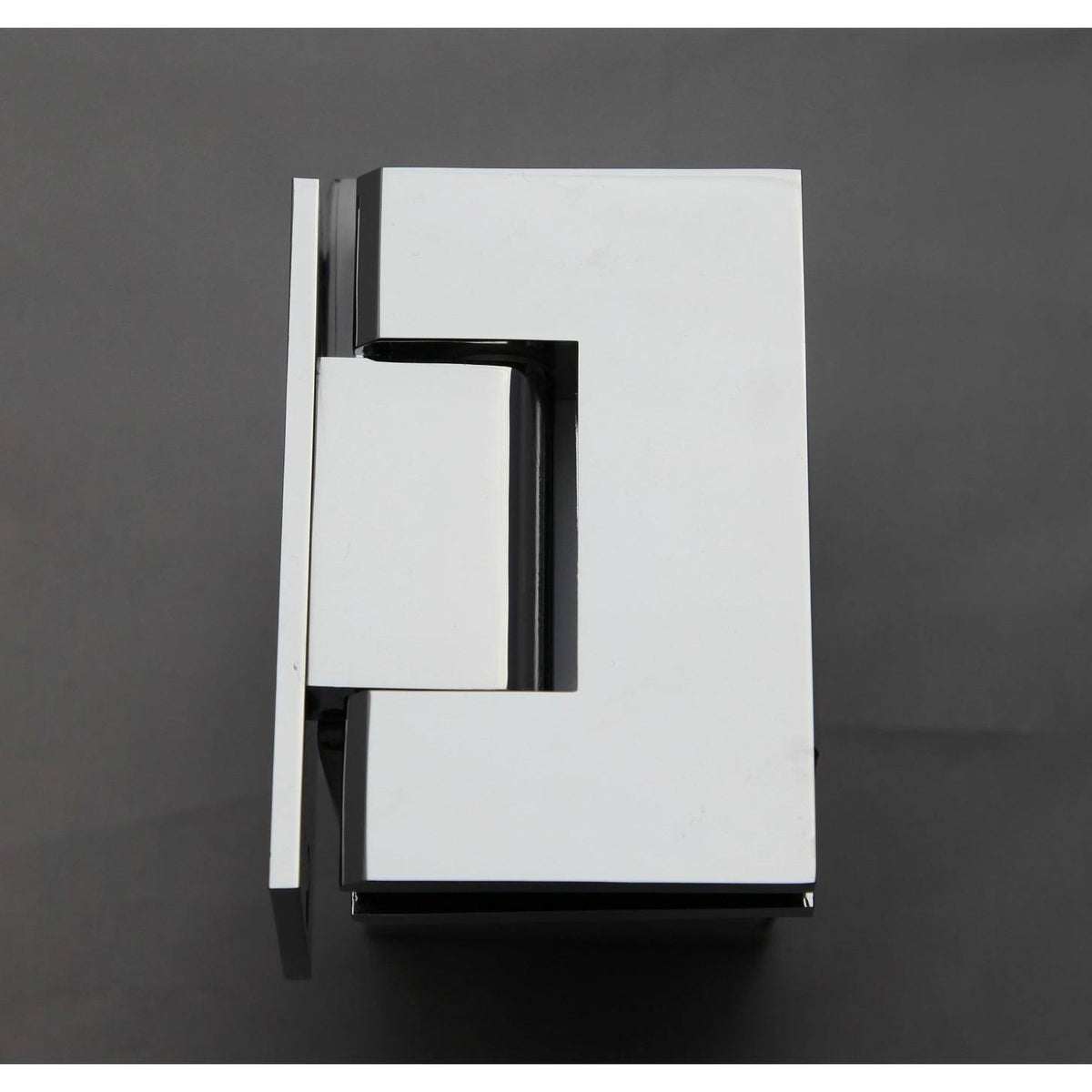 Bronze Hinged Frameless Shower Door Z8119