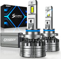 LED Headlight Bulbs Conversion Kit 6500K Cool White IP68 Waterproof, Pack of 2 P358