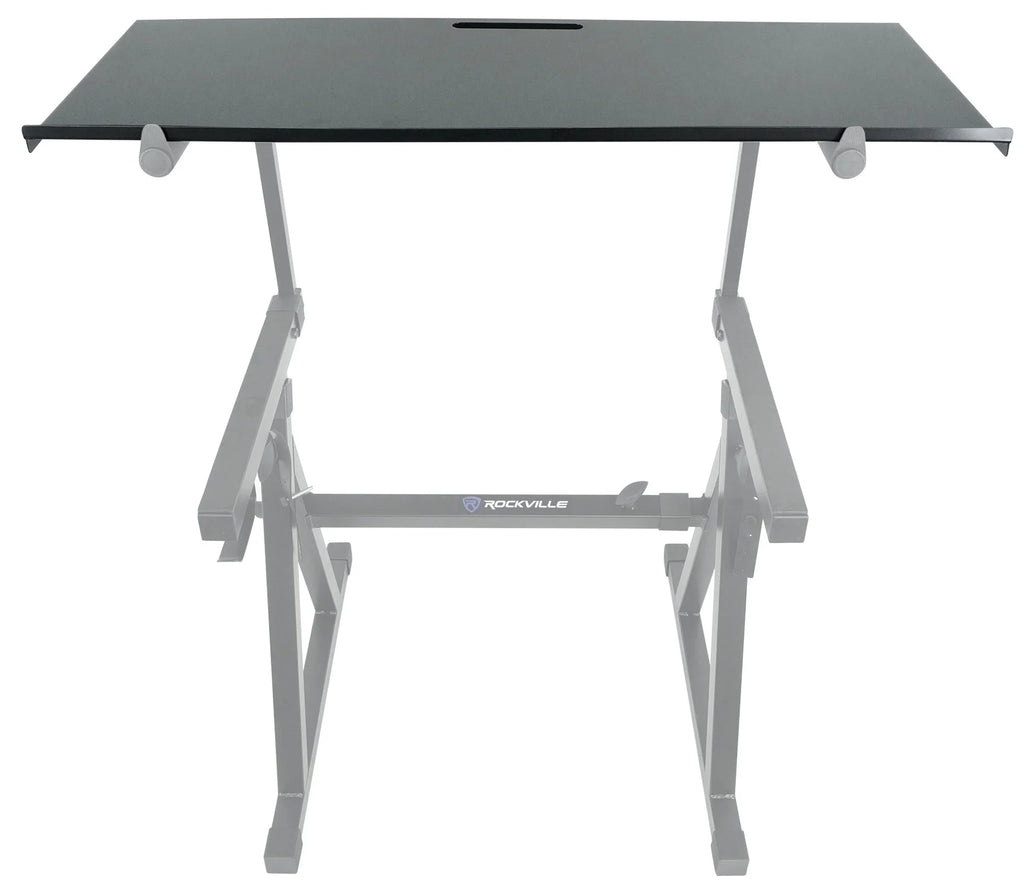 2-Tier X-Stand Keyboard or DJ Stand with Quick Release and Shelf I923