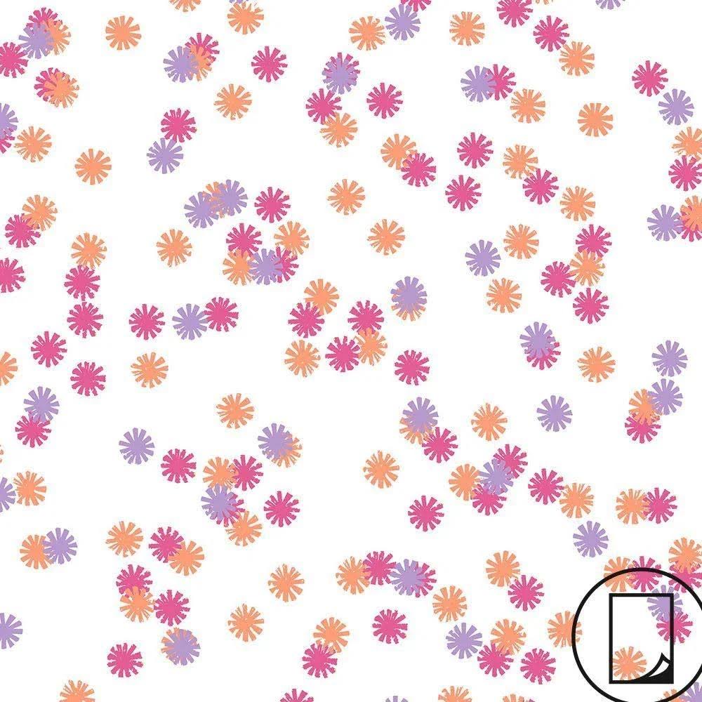 2 ft. x 4 ft. Laminate Sheet in Tropical Daisy with Matte Finish E887