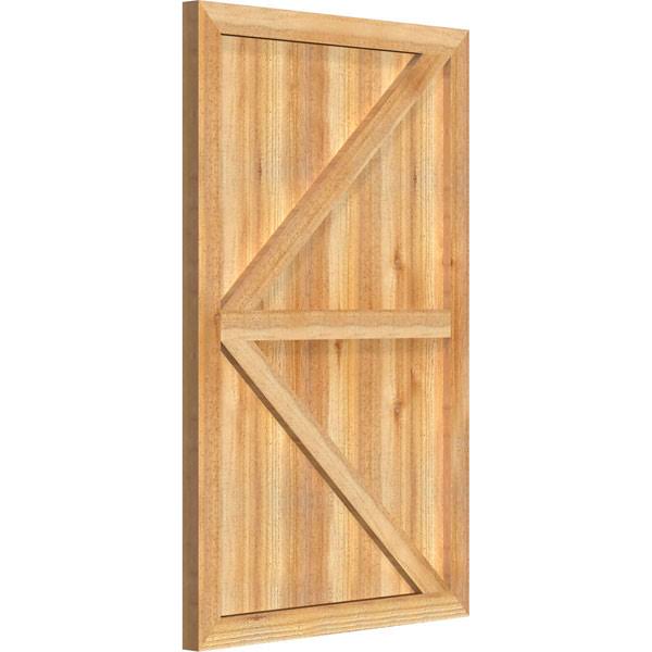 Rough Sawn Western Red Cedar Framed Board-n-Batten Shutters M891861