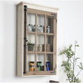 Farmhouse Cabinet Wall Shelf Brown F849351