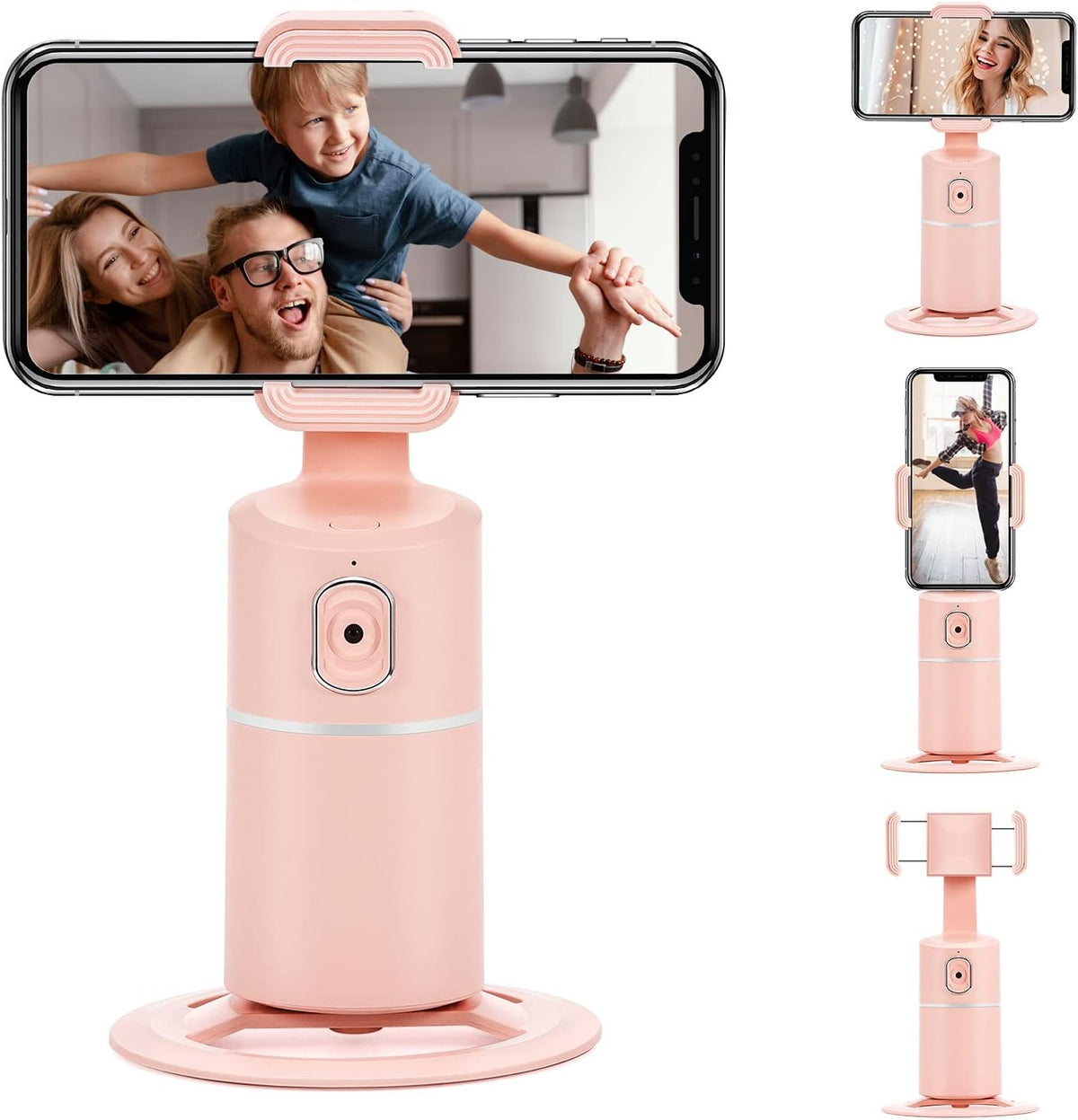 360° Rotation Auto Face Tracking Phone Tripod with Rechargeable Battery D638