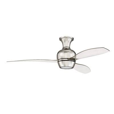 Polished Nickel LED Ceiling Fan with Light Kit J351157