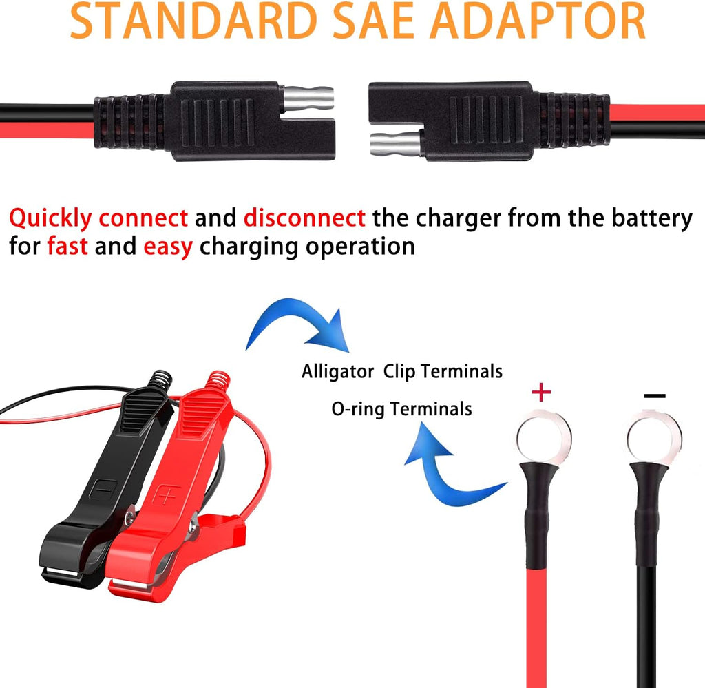 5 Amp 12 Volt Automatic Battery Charger Maintainer, Pack of 2 X7013