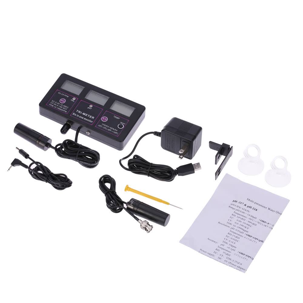 6 in 1 Multi-Parameter Water Testing Meter X83283