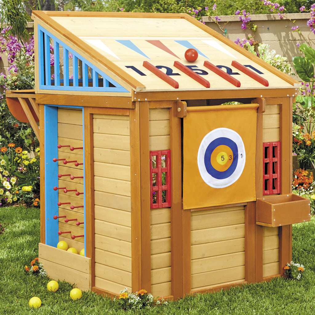 5-in-1 Wooden Game House N60204