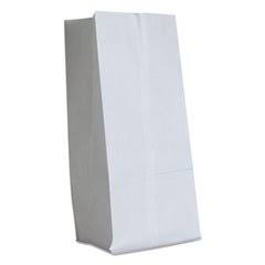 White 500 Bags 40 lbs Capacity Grocery Paper Bags L3598