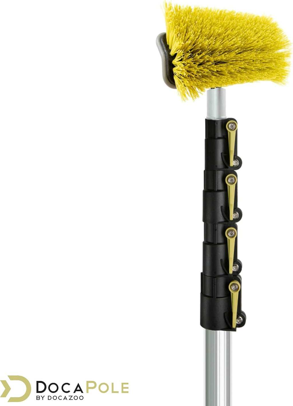 6-24 Foot Hard Bristle Brush Extension Pole with Telescopic Pole N512