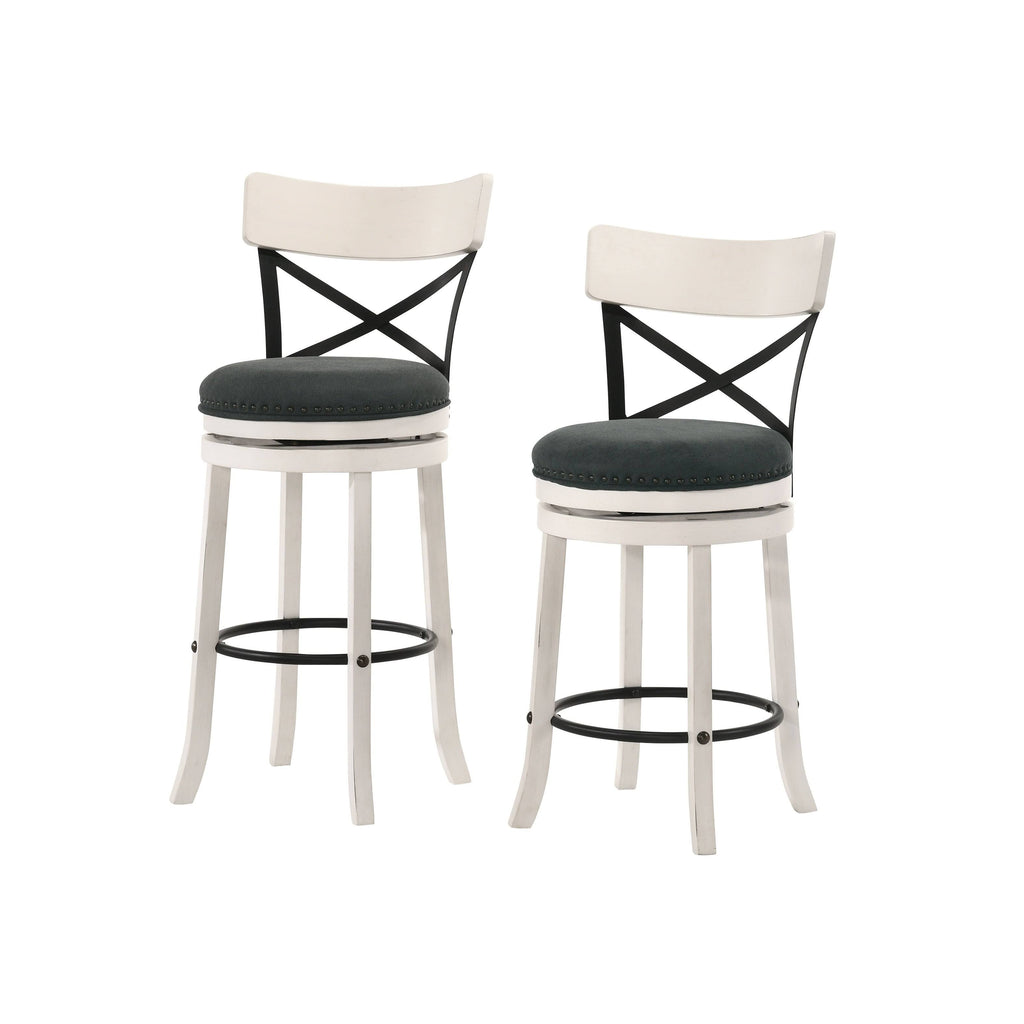 Set of 2 Swivel Barstools A141999