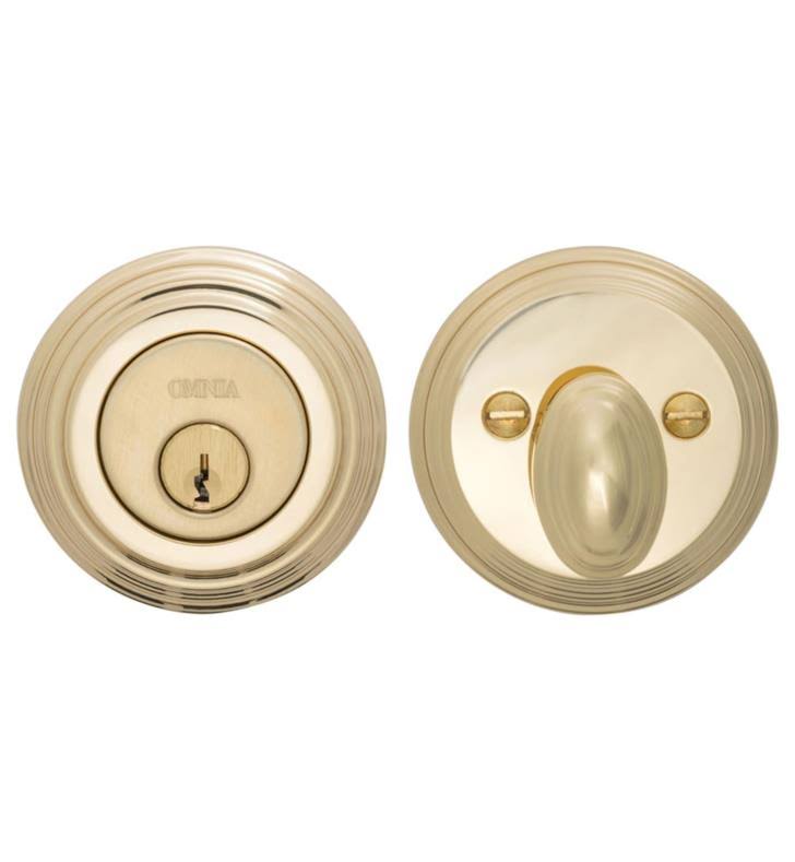 Traditional Single Cylinder Deadbolt Oil Rubbed Bronze O169