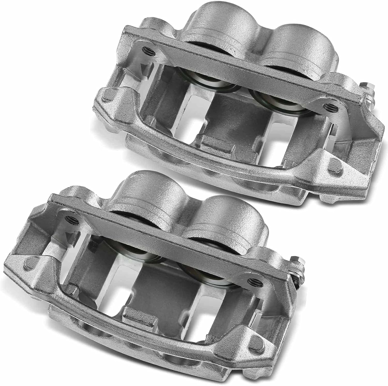 Disc Brake Caliper Assembly with Bracket Front Left Driver Side Pack of 2 R2569